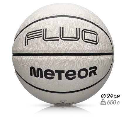 Krepšinio kamuolys Meteor Fluo 7 16752
