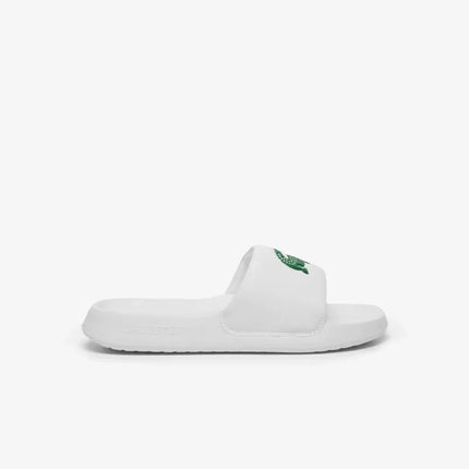 Lacoste SERVE SLIDE 1.0 125 1 CMA šlepetės, baltos/žalios (749CMA002108261)