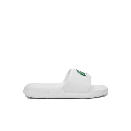 Lacoste SERVE SLIDE 1.0 125 1 CMA šlepetės, baltos/žalios (749CMA002108261)