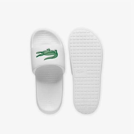 Lacoste SERVE SLIDE 1.0 125 1 CMA šlepetės, baltos/žalios (749CMA002108261)