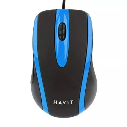Laidinė universali pelė Havit HV-MS753 (juoda/mėlyna)
