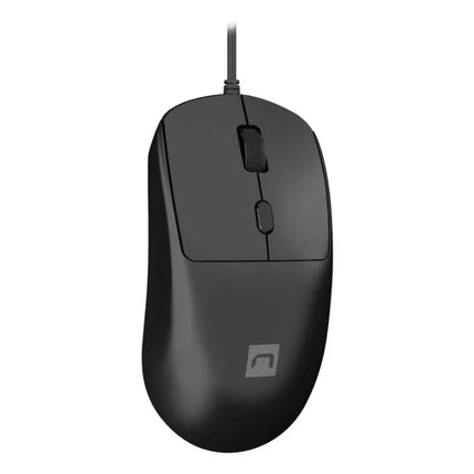 Lazerinė pelė NATEC HAWK 2 2400DPI, juoda