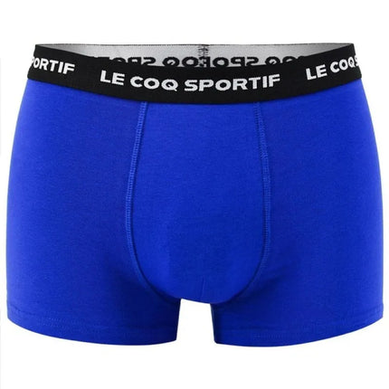 Le Coq Sportif vyriškos bokserių stiliaus kelnaitės, 3 vnt., raudonos, pilkos, tamsiai mėlynos