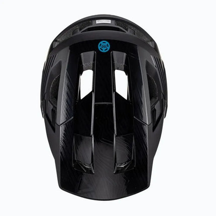 LEATT MTB Enduro 4.0 V23 dviračio šalmas su nuimamu smakro apsaugos lankeliu, dydis L, juodas