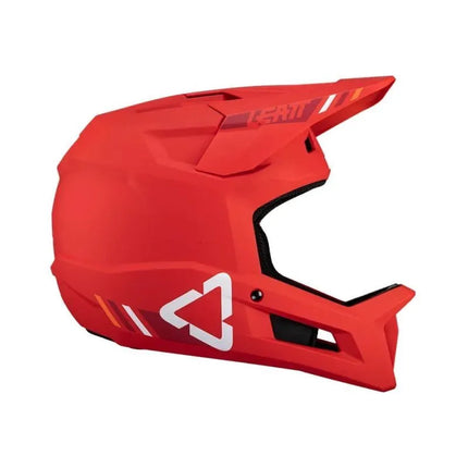 LEATT MTB Gravity 1.0 V24 visą veidą dengiantis dviratininko šalmas, dydis L, raudonas