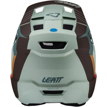 LEATT MTB Gravity 2.0 V25 uždaras dviratininko šalmas, dydis M, mėtų spalvos
