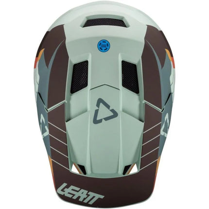 LEATT MTB Gravity 2.0 V25 uždaras dviratininko šalmas, dydis M, mėtų spalvos