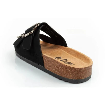 Lee Cooper moteriški apsiaunami batai, juoda zomša, patogūs, lengvi