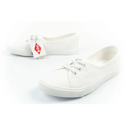 Lee Cooper moteriški sportinio stiliaus balti laisvalaikio bateliai tipo "slip-on"