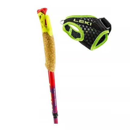 LEKI TRL ULTRATRAIL FX ONE žygio lazdos, 120 cm, raudonos