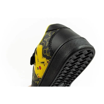 Lengvi „Leomil“ vaikiški sportiniai bateliai „Pokemon“, užsegami „velcro“ dirželiais, juodos spalvos