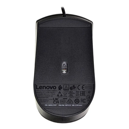 Lenovo 300 USB pelė GX30M39704 (optinė; 1600 DPI; juoda)
