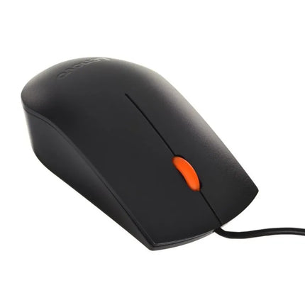 Lenovo 300 USB pelė GX30M39704 (optinė; 1600 DPI; juoda)