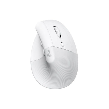 Logitech Lift vertikali balta pelė