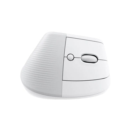 Logitech Lift vertikali balta pelė