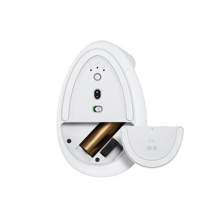 Logitech Lift vertikali balta pelė