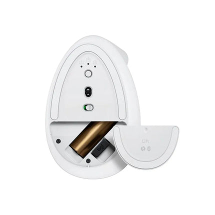 Logitech Lift vertikali balta pelė