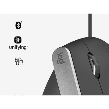 Logitech MX 910-005448 pelė (optinė; 4000 DPI; juoda)
