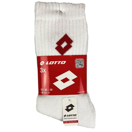 LOTTO "Terry" Kojinės Baltos 3 poros 069609