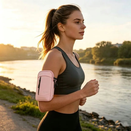 M6 Universal sportinė apyrankė ant rankos - Rožinė Tech-Protect