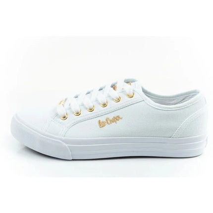 Madingi, patogūs Lee Cooper moteriški sportiniai bateliai, balti