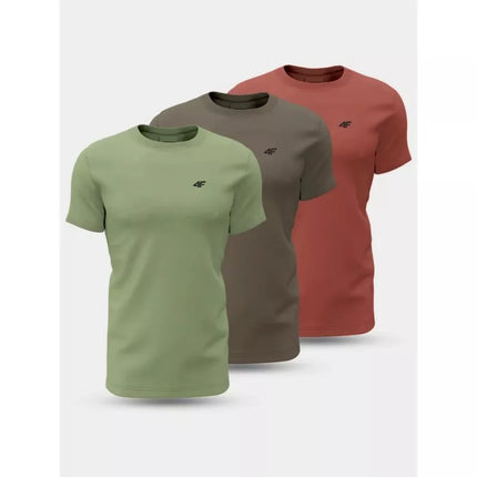 Marškinėliai 4F M 4FWSS24TTSHM1896-91S 3-PACK