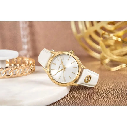 MICHAEL KORS Slim Runway MK7544 moteriškas laikrodis + DĖŽUTĖ