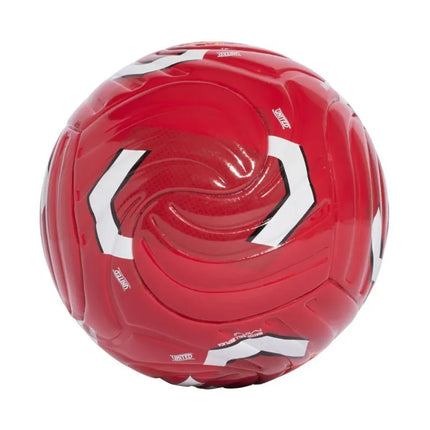 Mini futbolo kamuolys adidas Manchester United Home, raudonas, KE5120