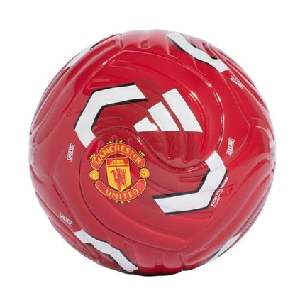 Mini futbolo kamuolys adidas Manchester United Home, raudonas, KE5120