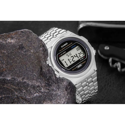 Moteriškas laikrodis CASIO A171WE-1AEF + DĖŽUTĖ