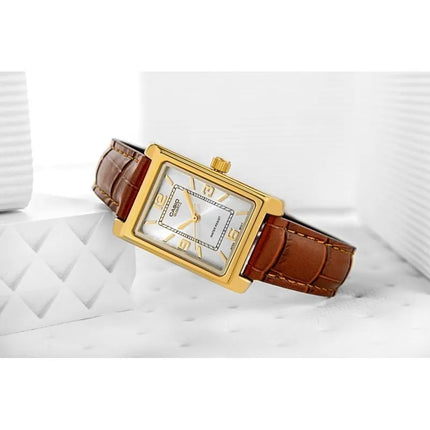 Moteriškas laikrodis CASIO LTP-1234PGL-7AEG + DĖŽUTĖ
