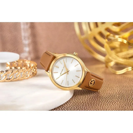 Moteriškas laikrodis MICHAEL KORS Slim Runway MK7543 + DĖŽUTĖ