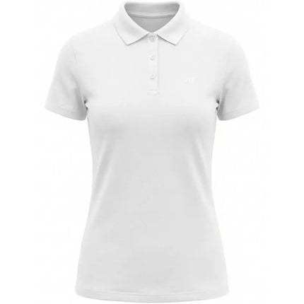 Moteriški polo marškinėliai 4F F0768 balti 4FWMM00TPTSF0768 10S