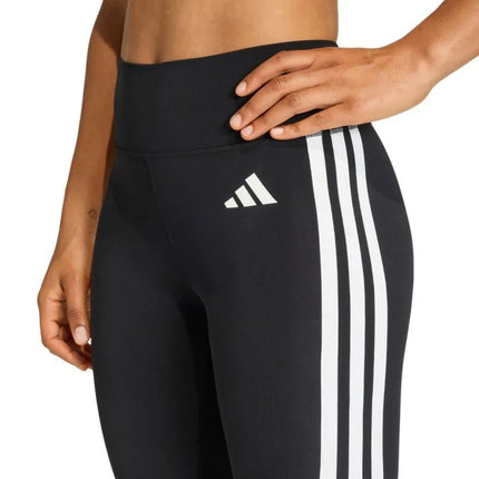 Moteriškos „adidas“ 3/4 ilgio „Optime Essentials“ sportinės tamprės su 3 juostelėmis, juodos spalvos, KE6062