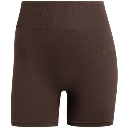 Moteriškos adidas Workout Essentials trikotažinės 4 colių tamprės, rudos, KE5841