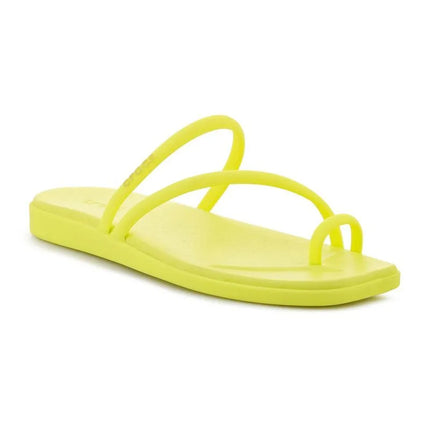 Moteriškos basutės CROCS MIAMI TOE LOOP SANDAL W, citruso spalvos, 209862-738