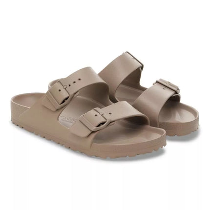 Moteriškos Birkenstock ARIZONA EVA 1030466 pilkos smėlio spalvos basutės (siauras modelis)