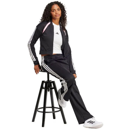 Moterų adidas „Teamsport“ sportinis kostiumas, juodas, JD2674
