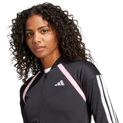 Moterų adidas „Teamsport“ sportinis kostiumas, juodas, JD2674