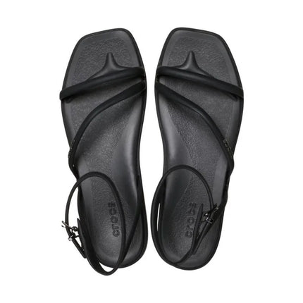 Moterų basutės su dirželiu aplink kulkšnį Crocs Miami, juodos, 212256 001