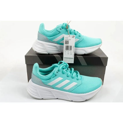 Moterų bėgimo bateliai Adidas Galaxy 6 W, mėtų spalvos, patogūs