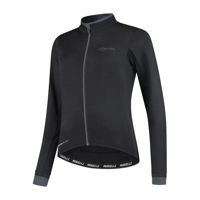 Moterų džemperis Rogelli ESSENTIAL, juodas, XL