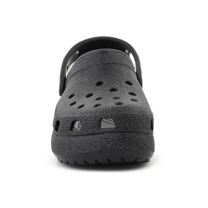 Moterų klumpės CROCS CLASSIC PLATFORM GLITTER CLOG W, juodos, 207241-001
