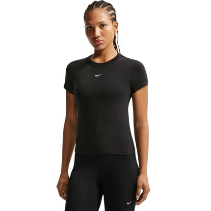 Moterų marškinėliai Nike Sportswear Chill Knit, juodi, FV5508 010