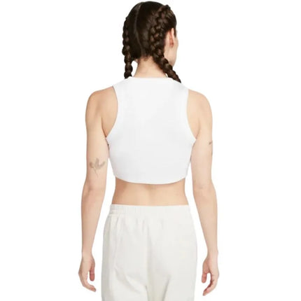 Moterų marškinėliai Nike Sportswear Chill Knit White FB8279 100
