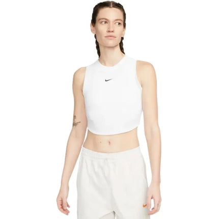 Moterų marškinėliai Nike Sportswear Chill Knit White FB8279 100