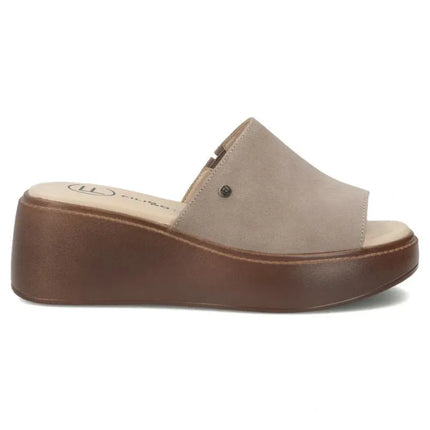 Moterų odinės Filippo DK7798 basutės (taupe spalvos)