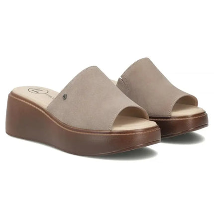 Moterų odinės Filippo DK7798 basutės (taupe spalvos)