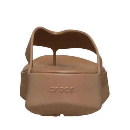 Moterų platformos tipo sandalai „Crocs Getaway Flip“, rudi, 209410 2JJ