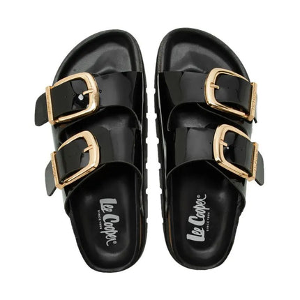 Moterų šlepetės Lee Cooper juodos spalvos LCW-26-35-4459LA